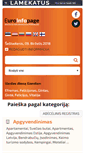 Mobile Screenshot of euroinfopage.lt