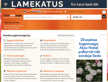 Tablet Screenshot of euroinfopage.lt